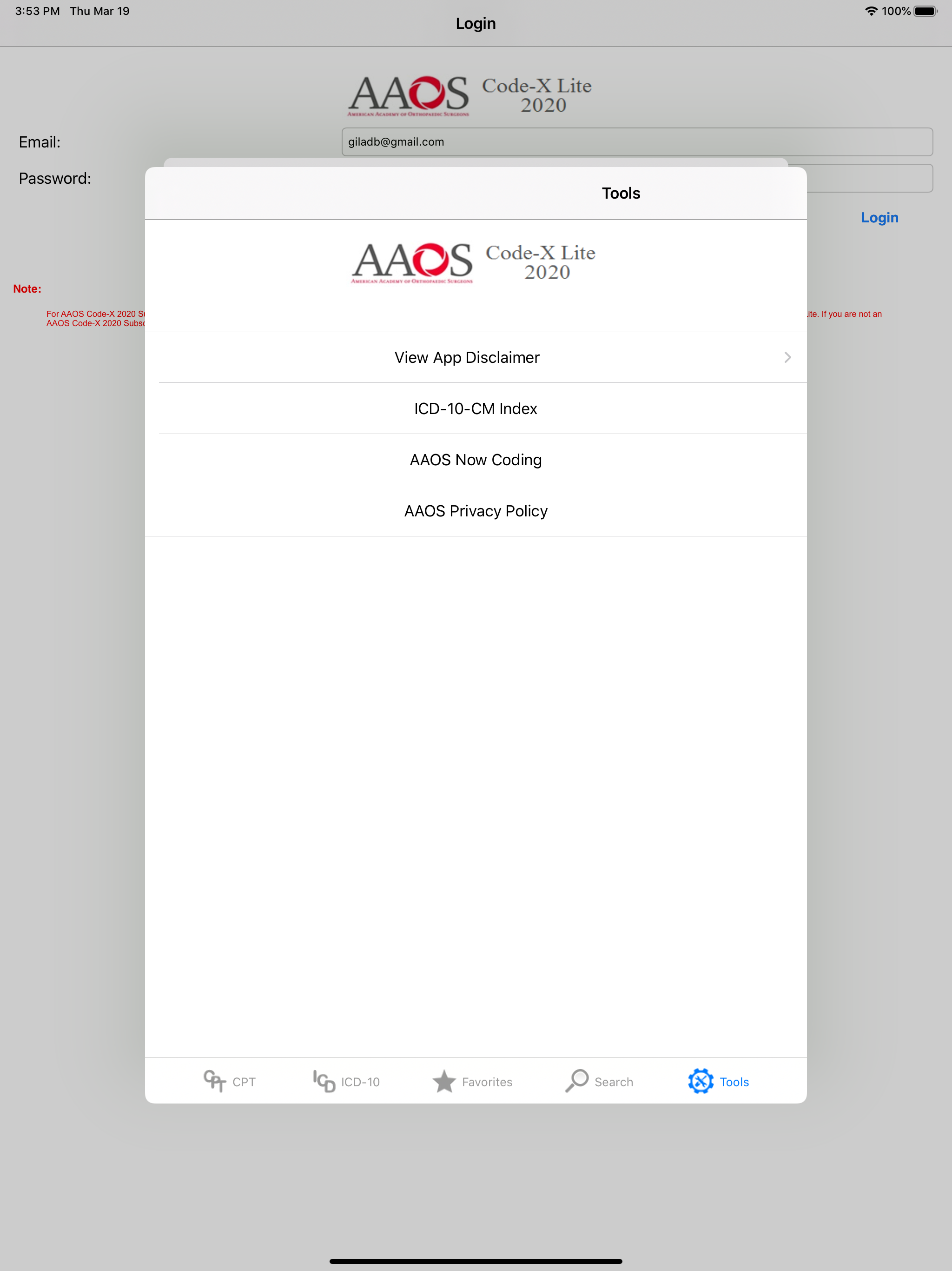 AAOS Code-X Lite Web