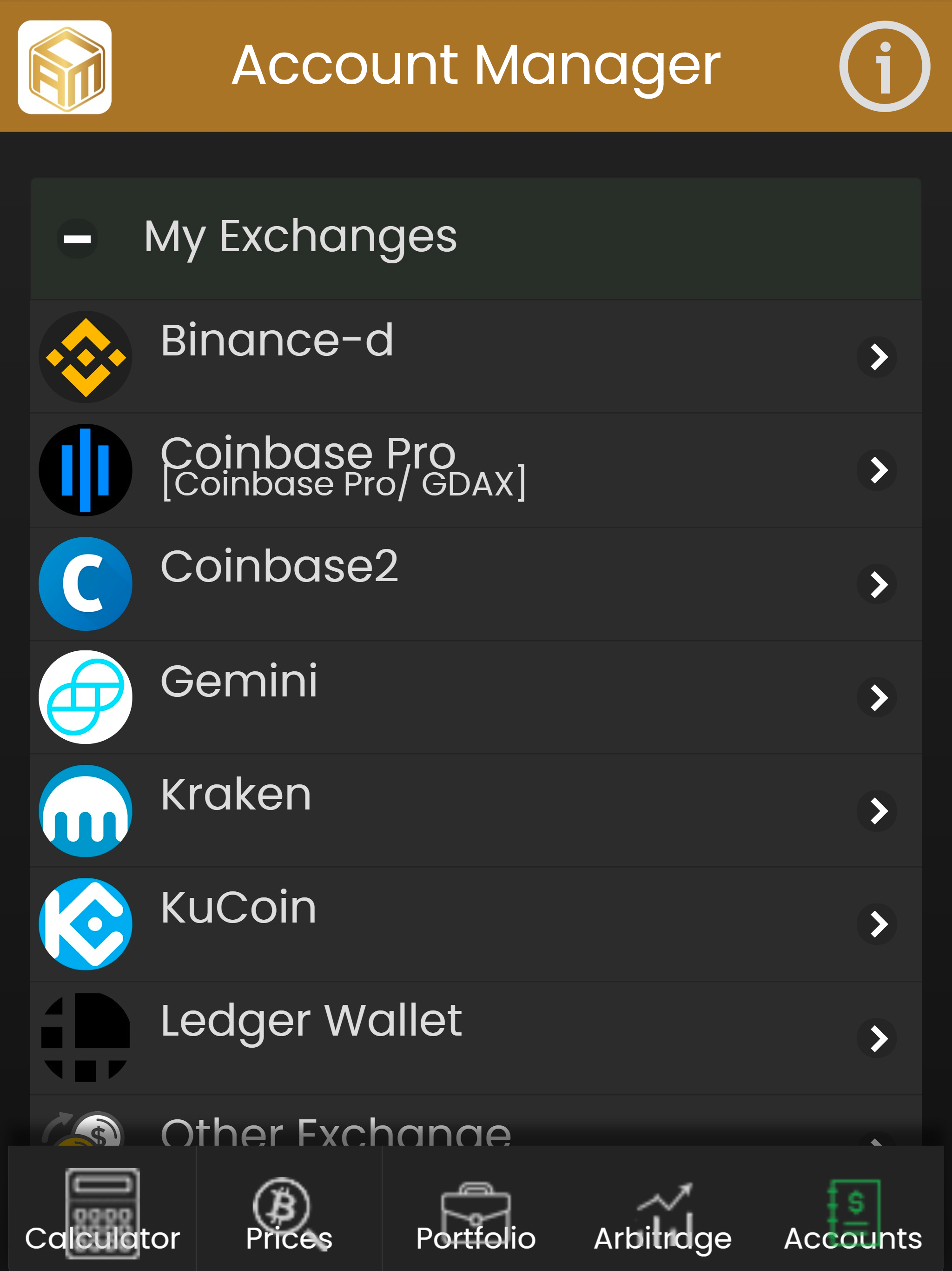 Crypto Account Manager screenshot 11