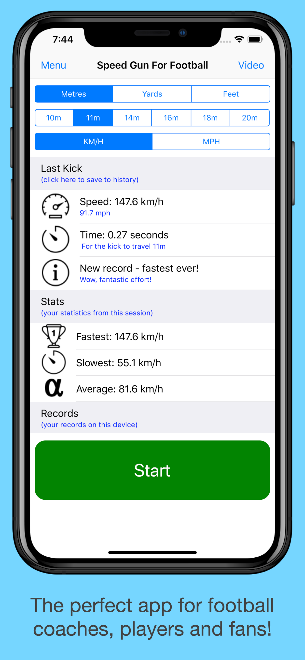 Speed Gun For Football