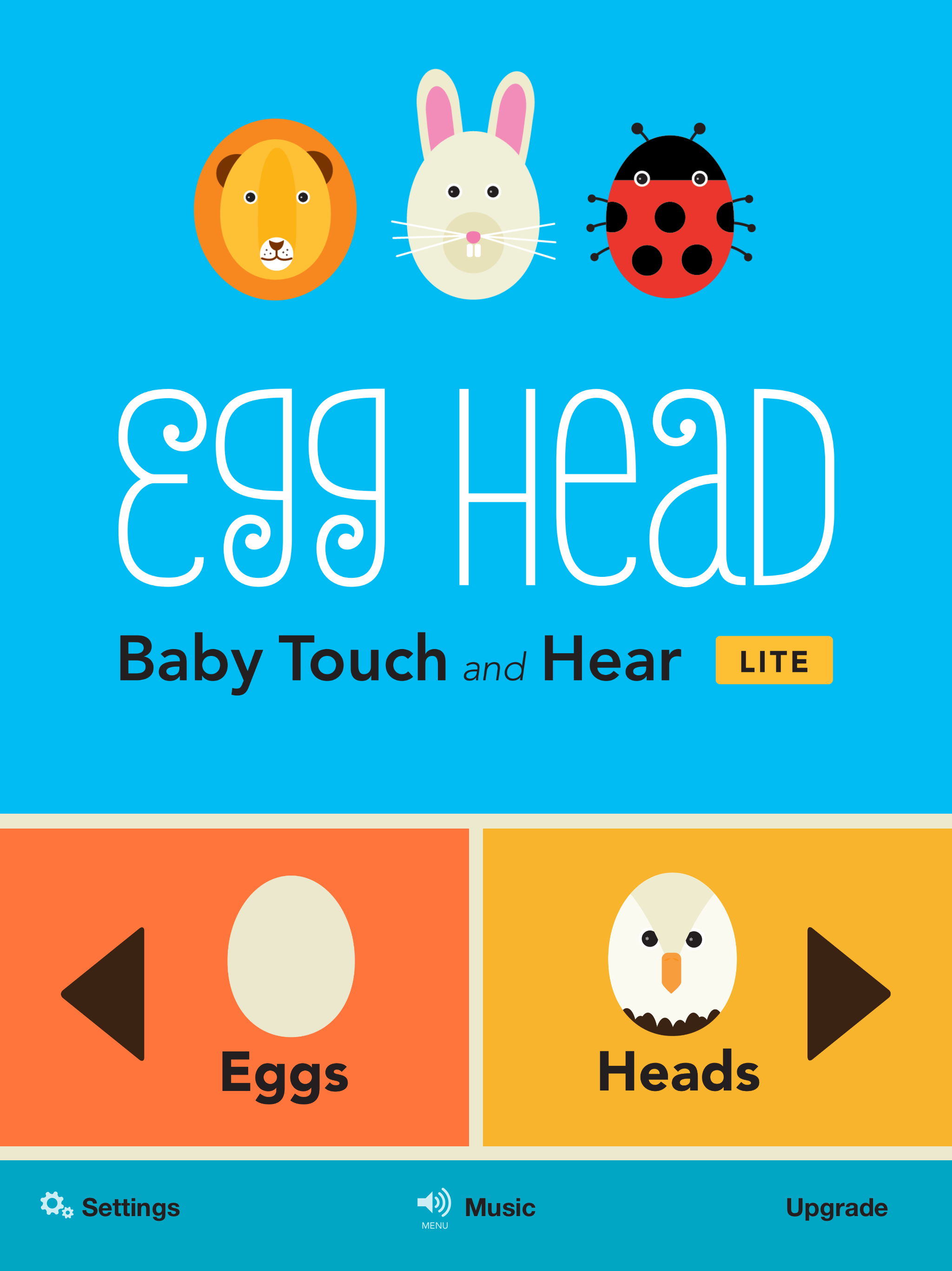Egg Head LITE: Peekaboo Baby
