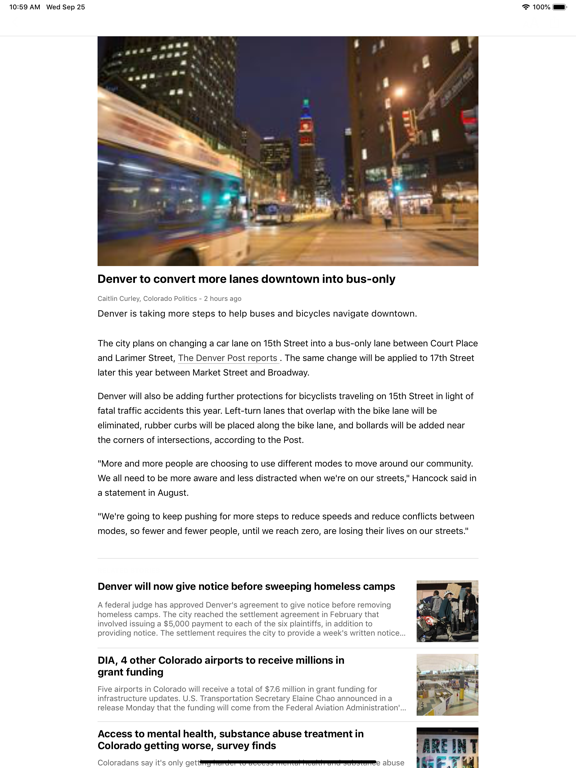 Screenshot #6 pour Colorado Politics