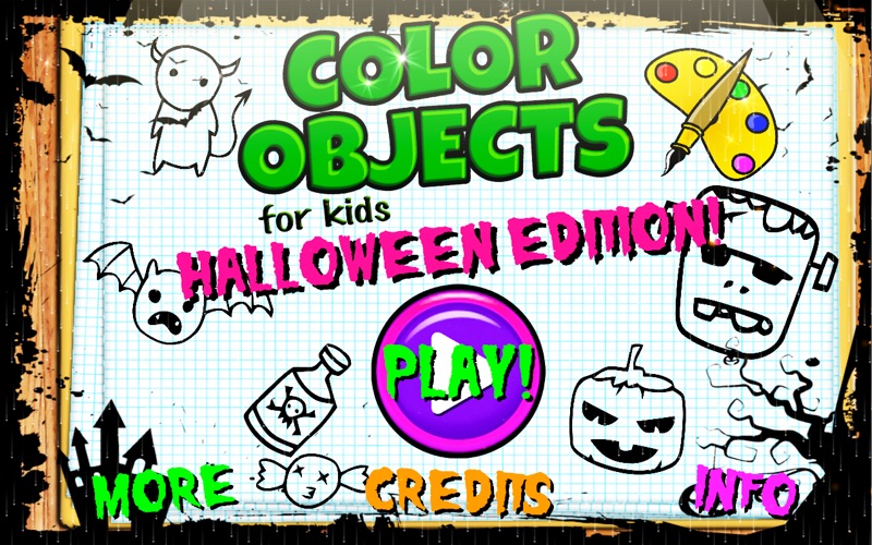 Screenshot #3 pour Color Objects Kids Halloween