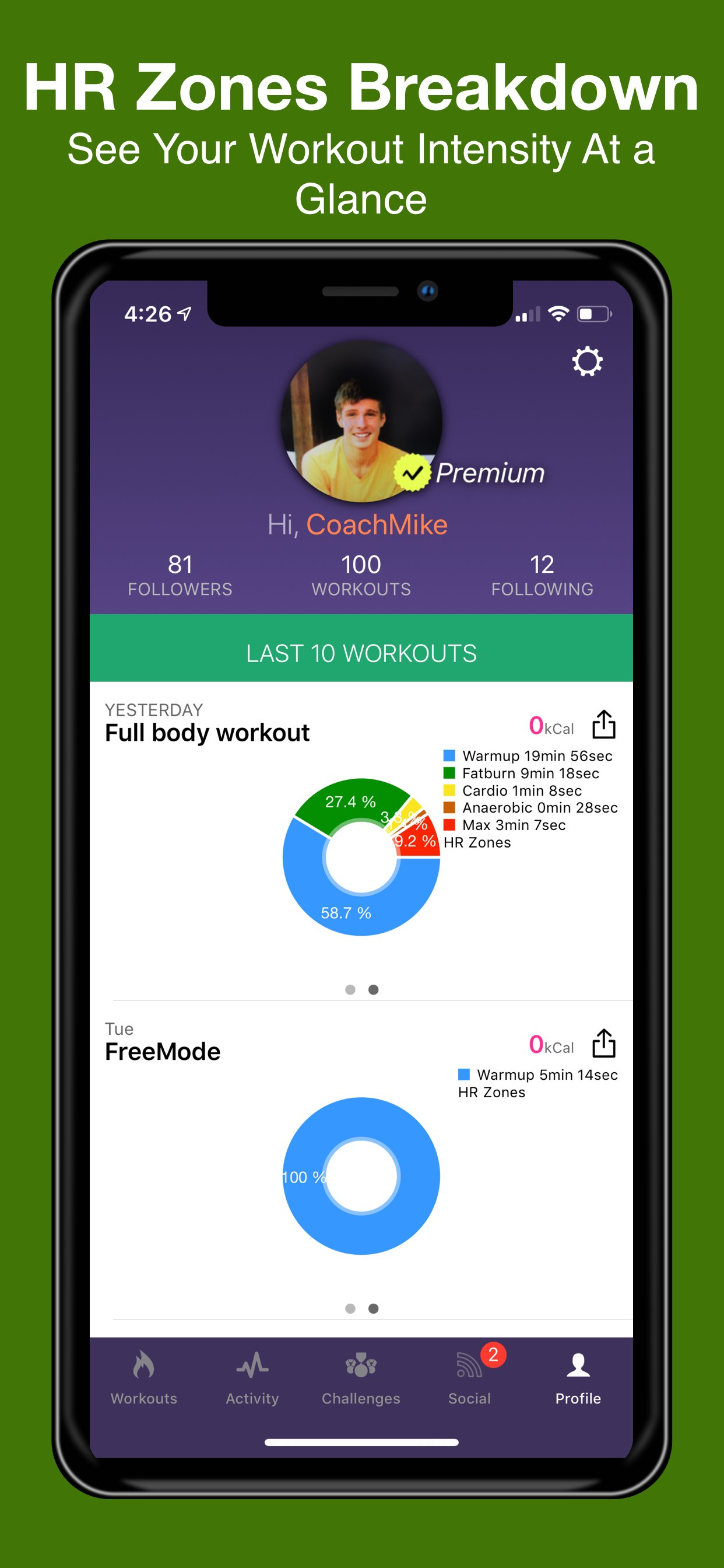 Gymatic Workout Tracker
