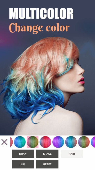 Hair Dyes - Magic Salon Screenshot