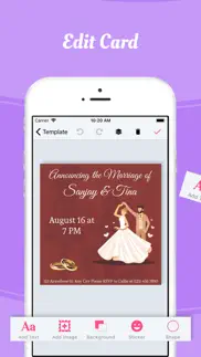 wedding & anniversary card iphone screenshot 3