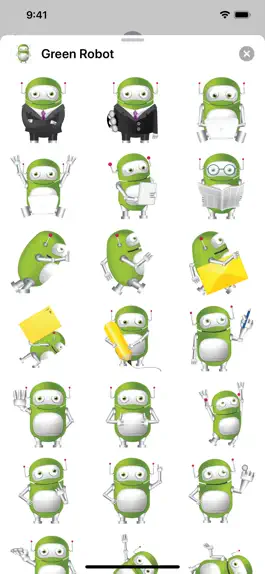 Game screenshot Green Robot Stickers mod apk