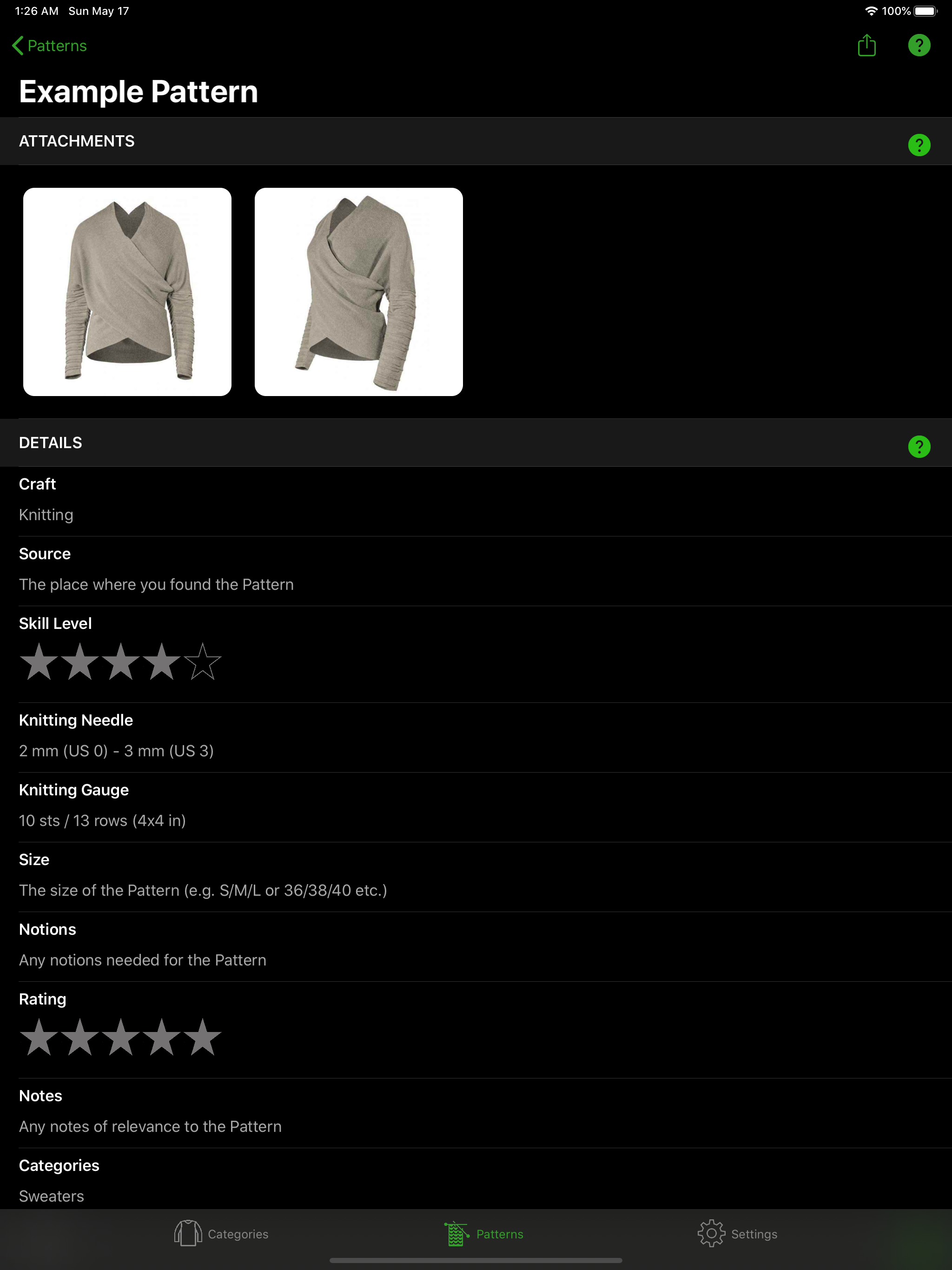 Knitting Patterns Full screenshot 17