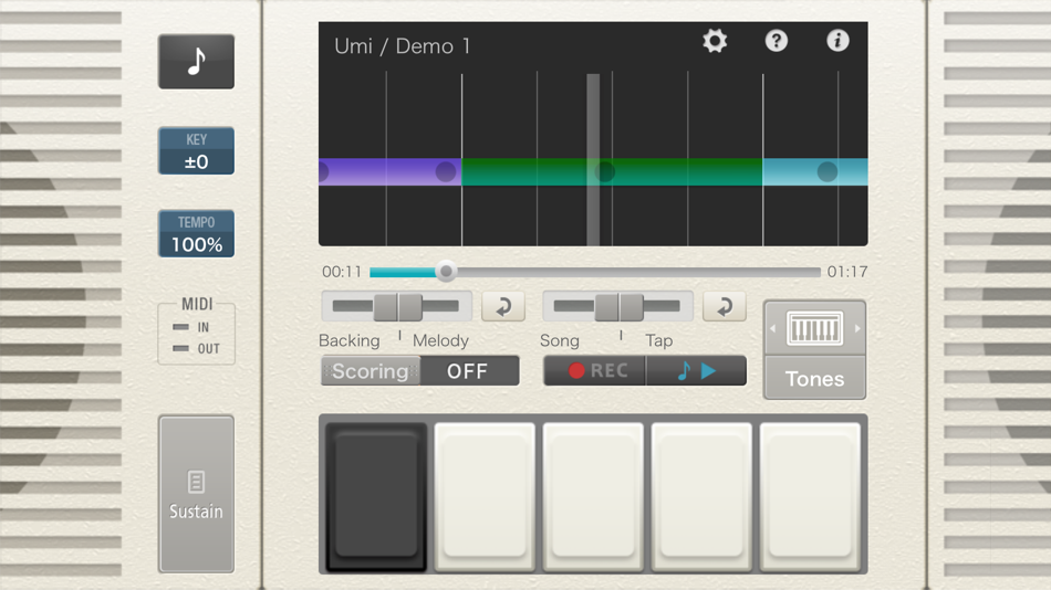 #2. Chordana Tap (iOS) 由: CASIO COMPUTER CO., LTD.