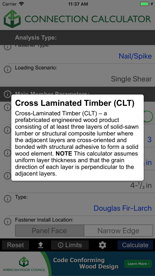 #4. AWC Connection Calc (iOS) 由: American Wood Council