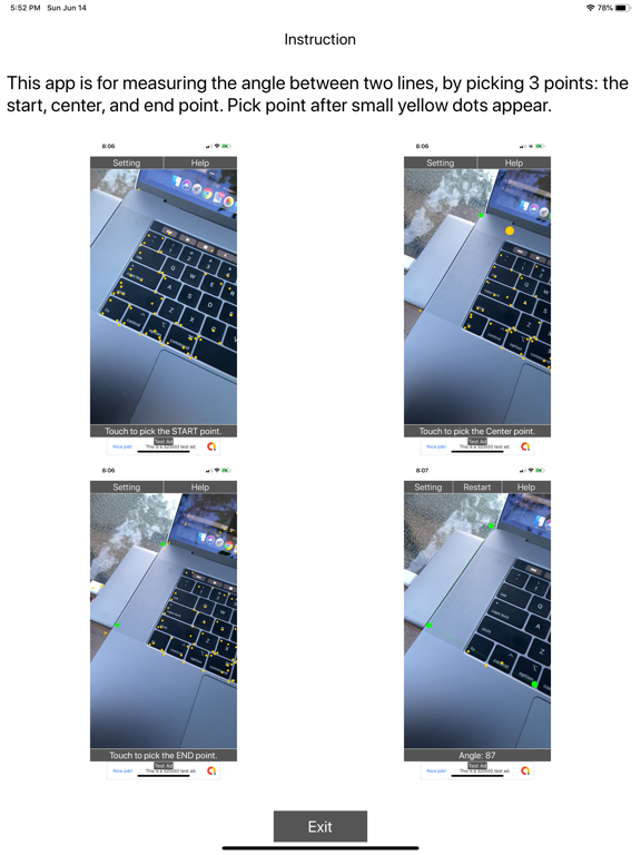 Screenshot #6 pour Handy Angle Meter