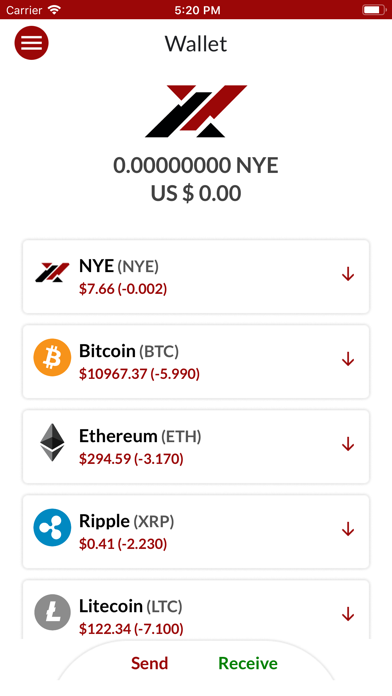 NYE Coin iPhone screenshot 4 - Finance app