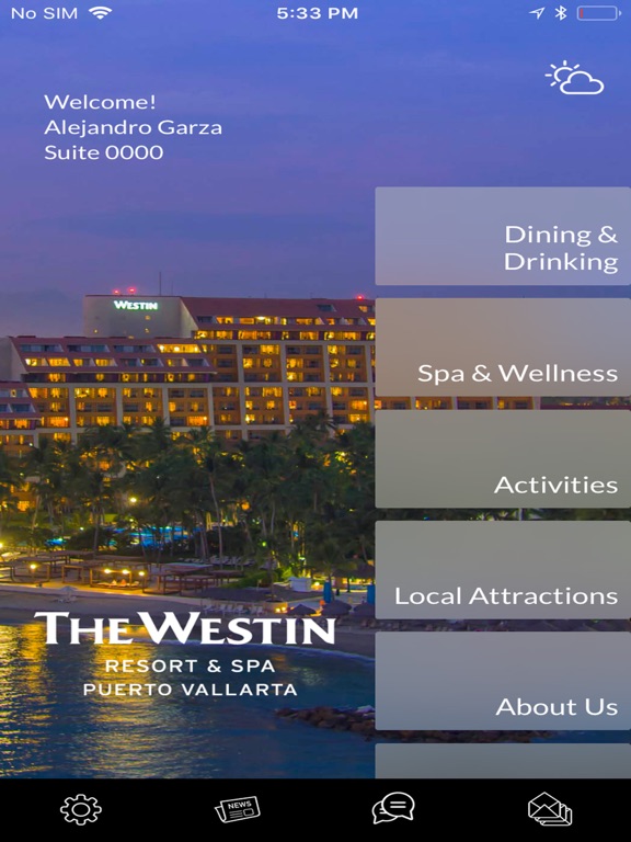The Westin Puerto Vallarta iPad screenshot 1 - Travel app