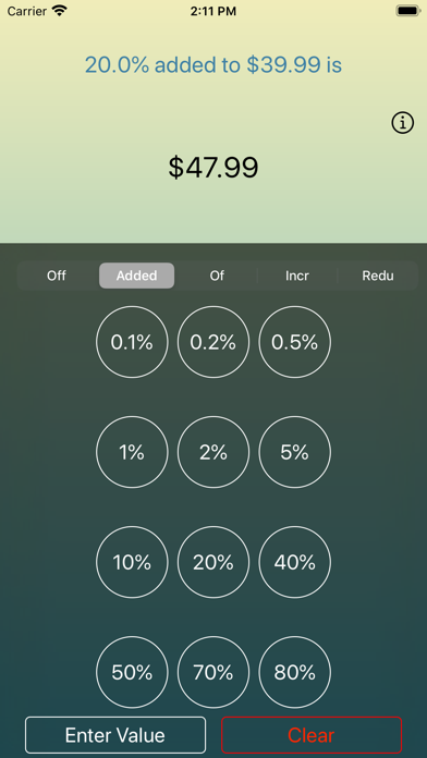 Fast Percent - Calculator Toolのおすすめ画像2