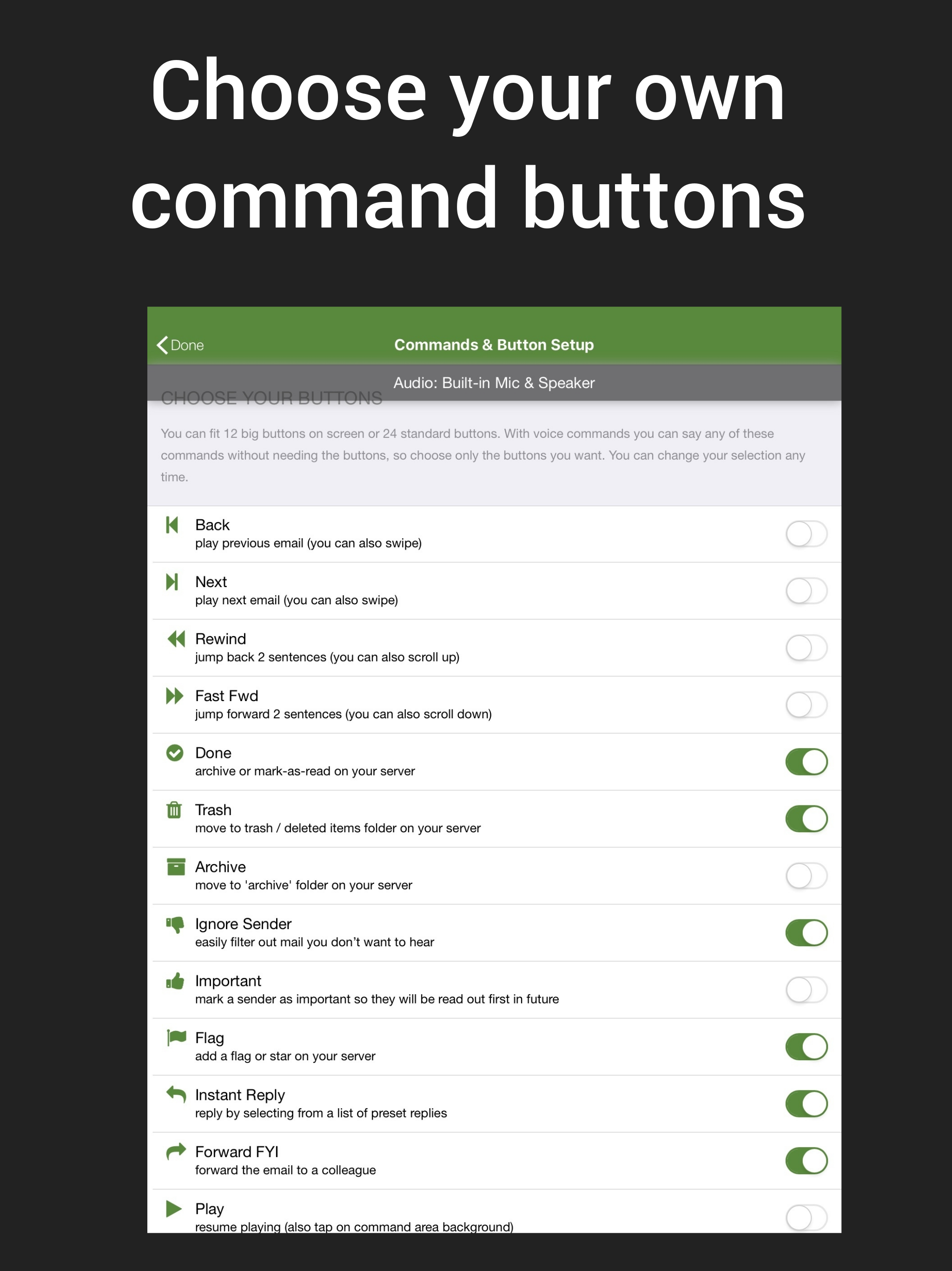 Speaking Email - voice reader