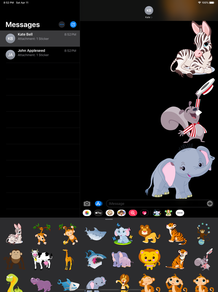 Animals Stickers and Emojis