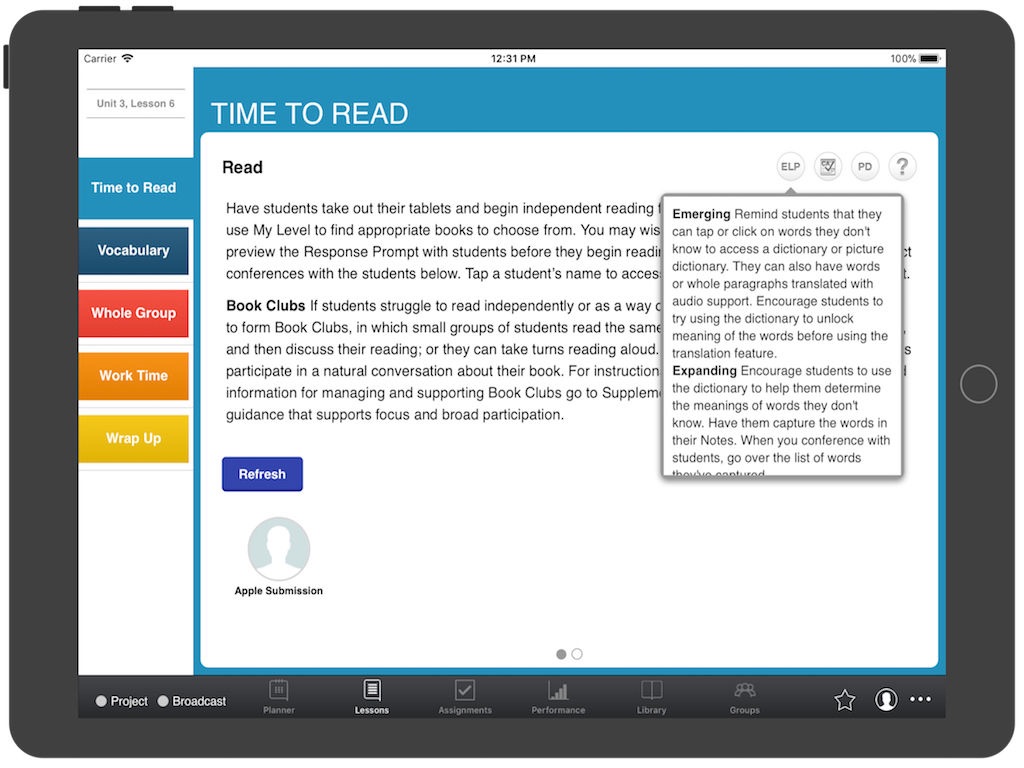 Teach iLit 9 screenshot 2
