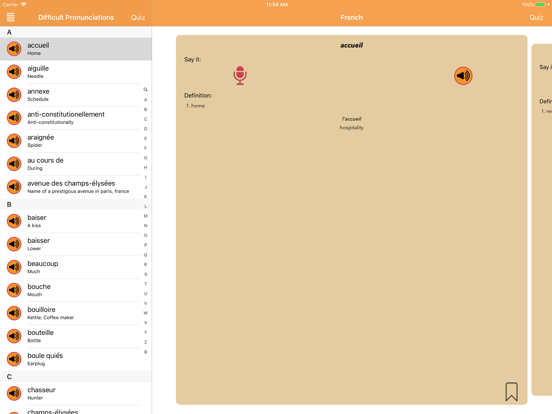 iSabi™ French+ iPad screenshot 7 - Education app