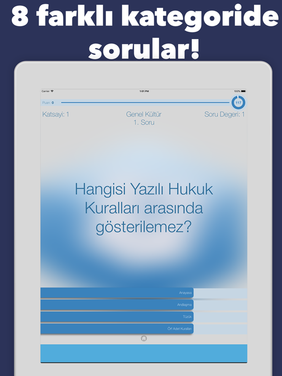 Knowledge Quiz  ٞ iPad screenshot