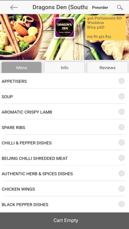 Dragon's Den, Southampton