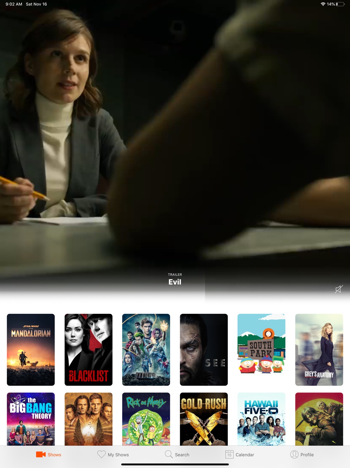 ShowFlix - TV Shows ipad screenshot 1