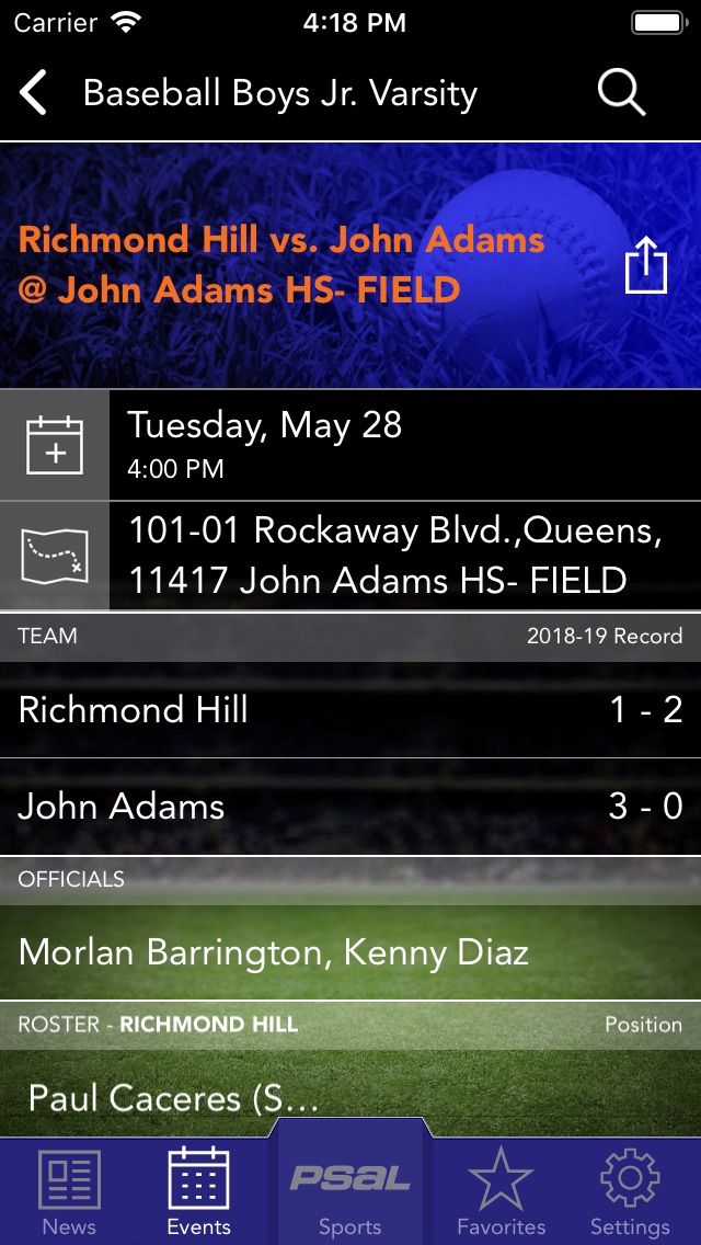 iPhone screenshot