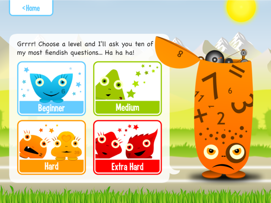 Squeebles Add & Subtract iPad screenshot