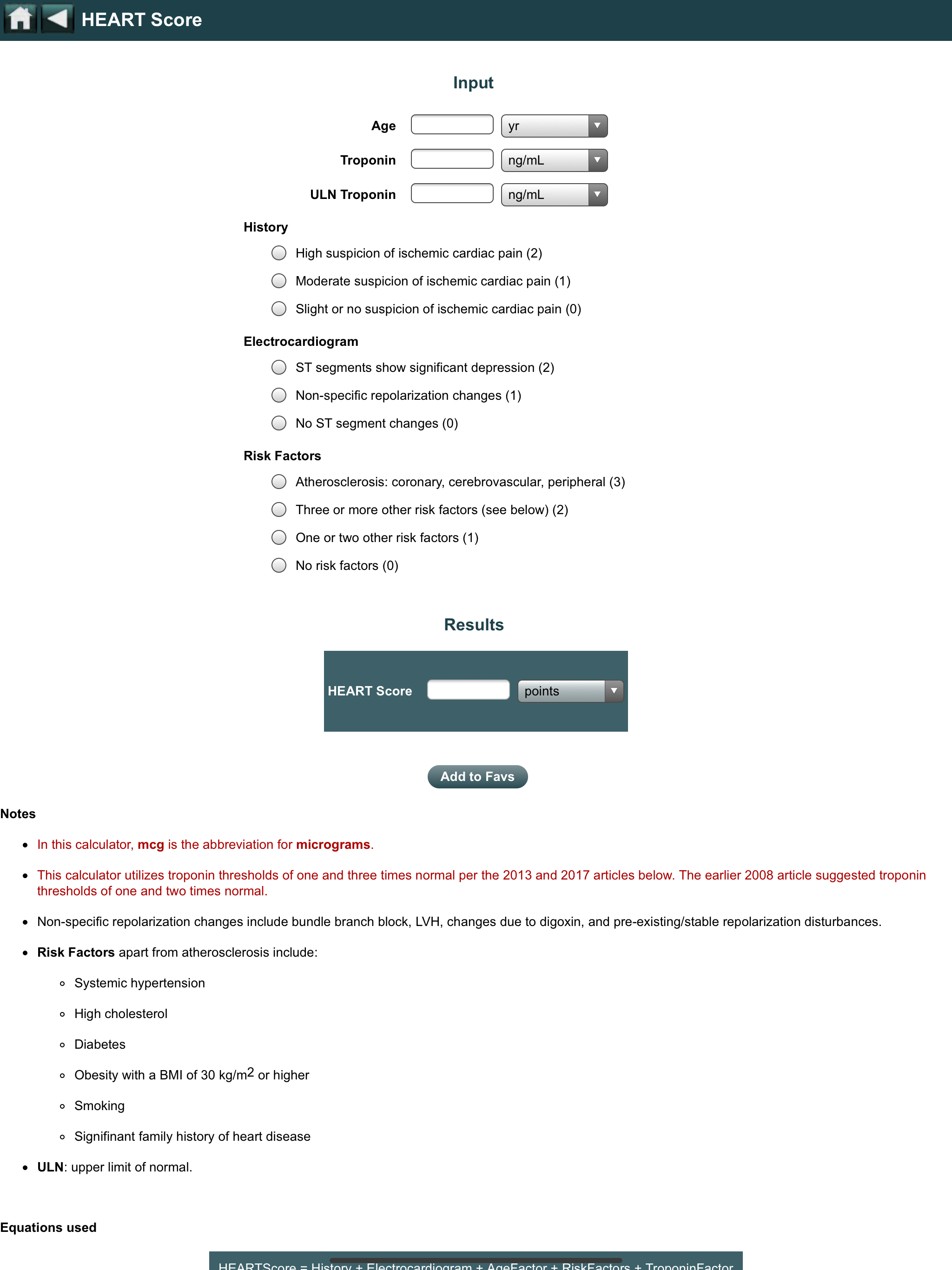 EBMcalc Cardiac