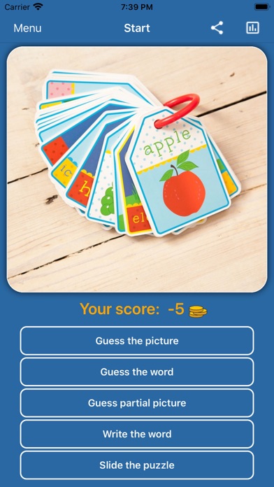 Screenshot #1 pour Jeux d'images Word Pro