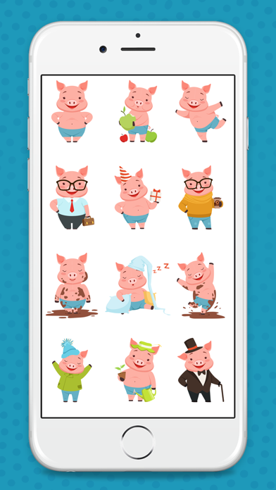 How to cancel & delete Animated Pink Pig Stickers from iphone & ipad 2