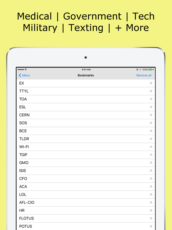 Screenshot #5 pour Acronyms and Abbreviations