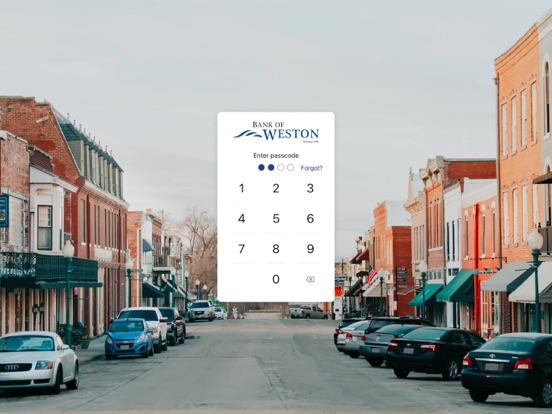 Bank of Weston iPad screenshot 2 - Finance app