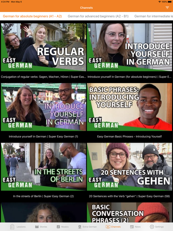 Learn German Online iPad screenshot 6 - Education app