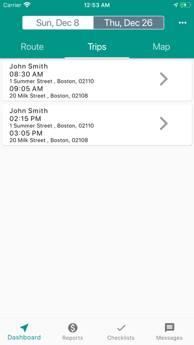 Camme Driver iPhone screenshot 5 - Business app