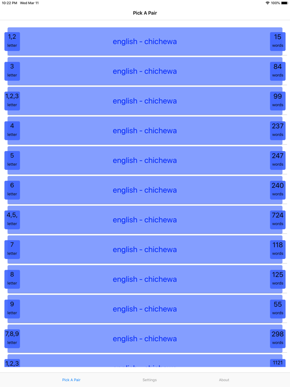 Screenshot #4 pour PickAPair Chichewa - English