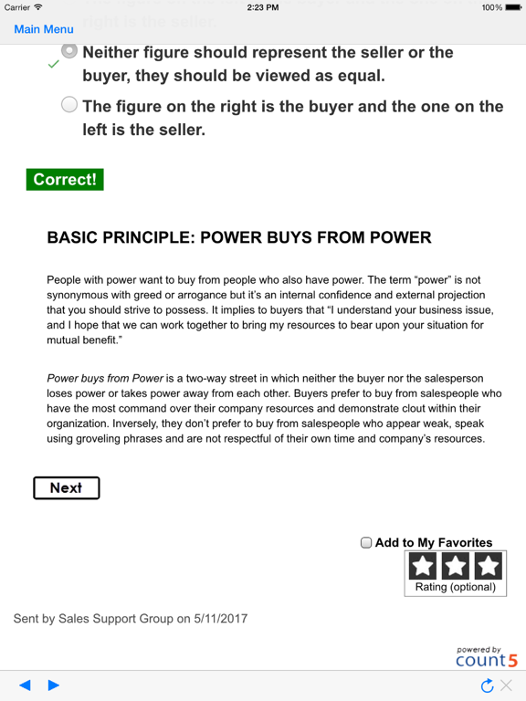 Q MINDshare Mobile iPad screenshot 2 - Business app