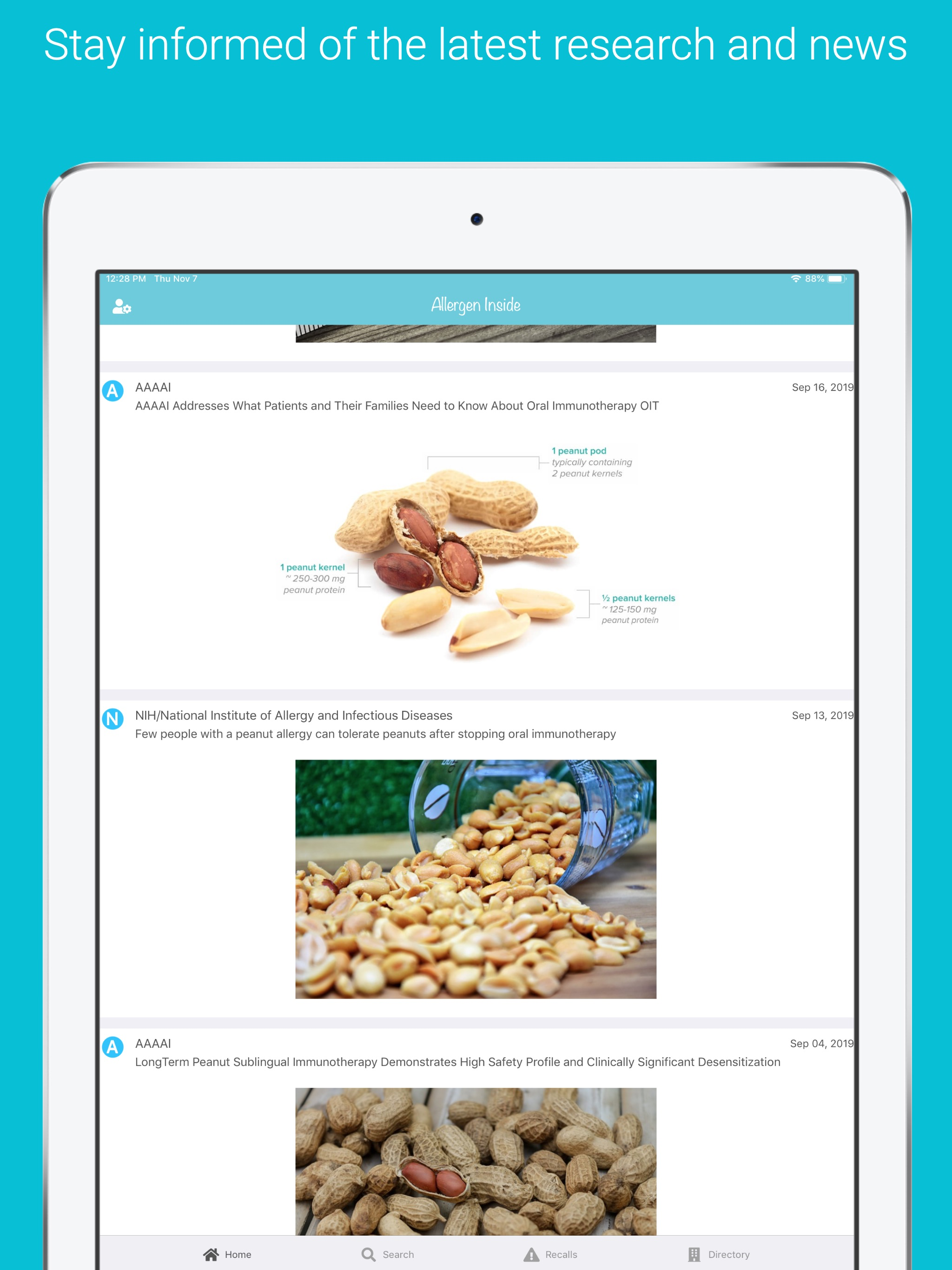 ALLERGEN INSIDE - Food Scanner