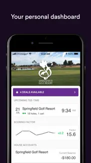 springfield golf resort iphone screenshot 2
