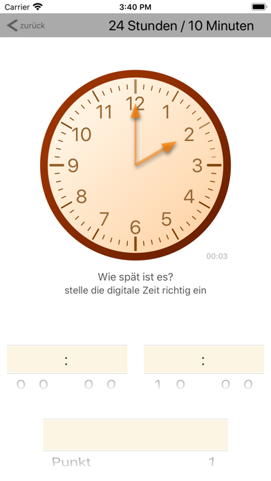 Screenshot #3 pour Uhrzeit