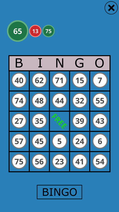Screenshot #1 pour Classic Bingo Touch