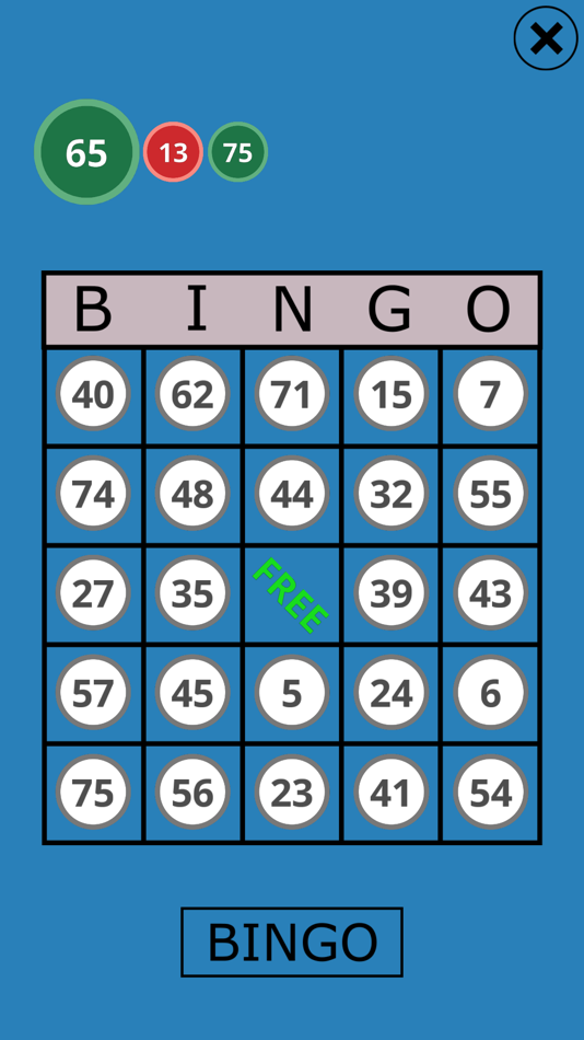 #1. Classic Bingo Touch (iOS) By: Kevin White