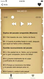 biblia: salmos con audio iphone screenshot 2