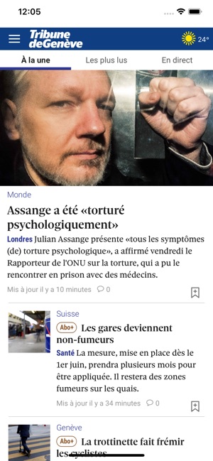 Tribune de Genève mobile(圖1)-速報App