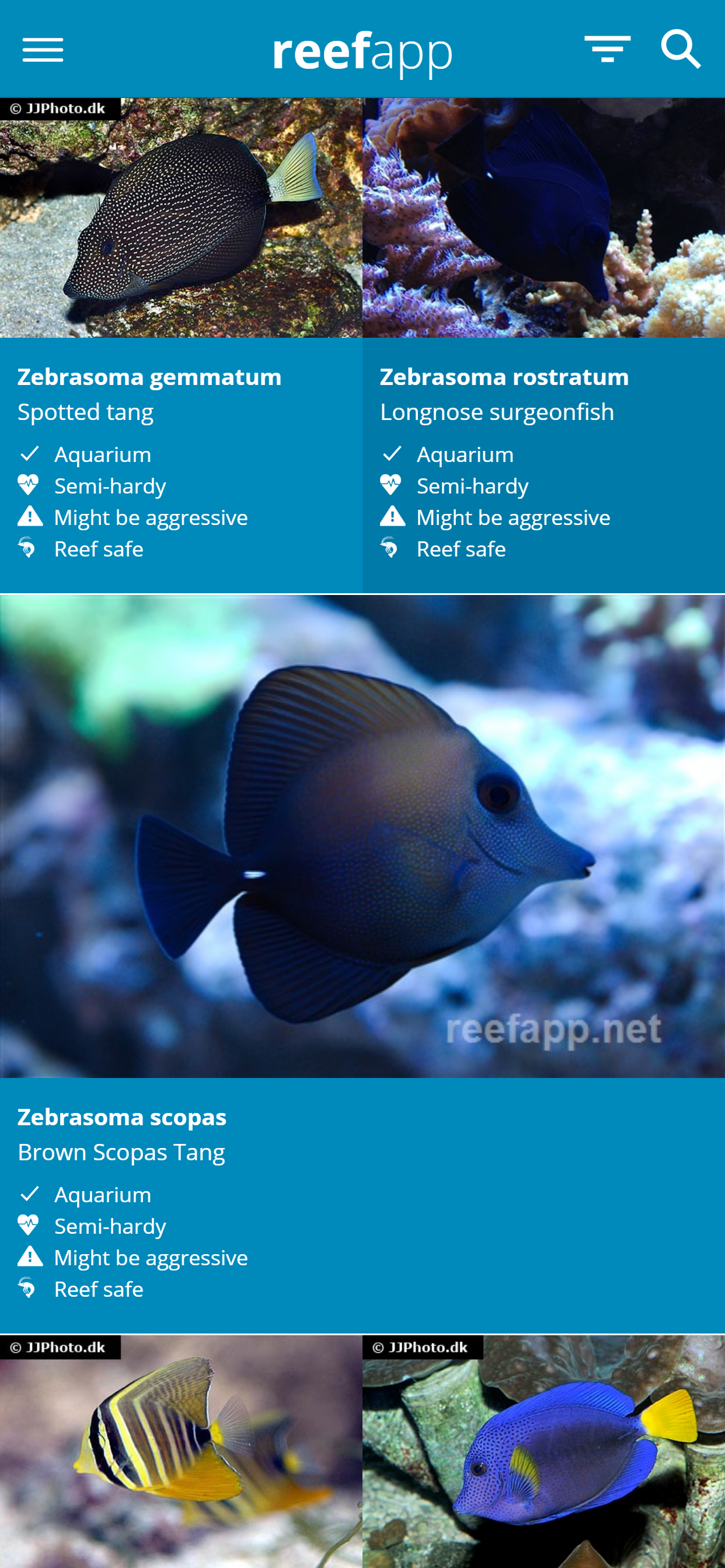 Reef App - Encyclopedia screenshot 3