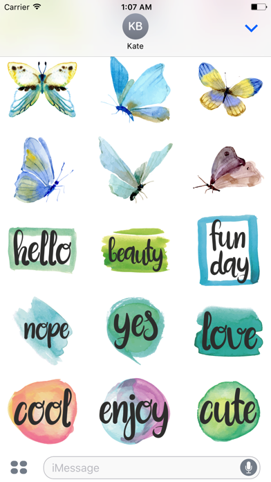 How to cancel & delete Watercolor Butterflies Sticker Pack from iphone & ipad 2