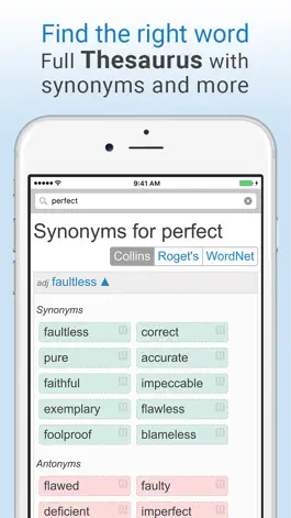 Game screenshot Dictionary and Thesaurus Pro hack