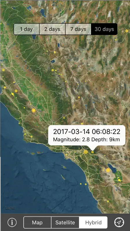 eQuakeMapPro screenshot 2 of 2
