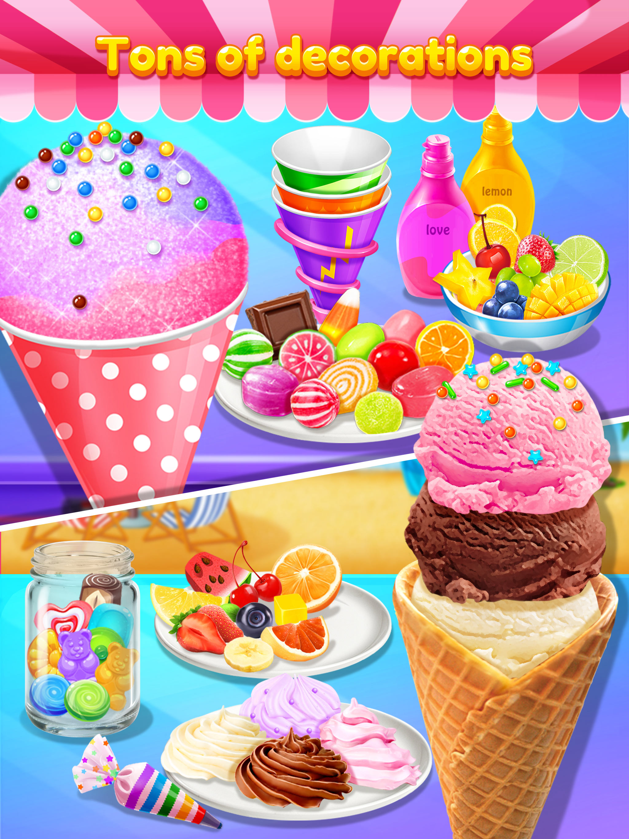 Beach Desserts Food Party