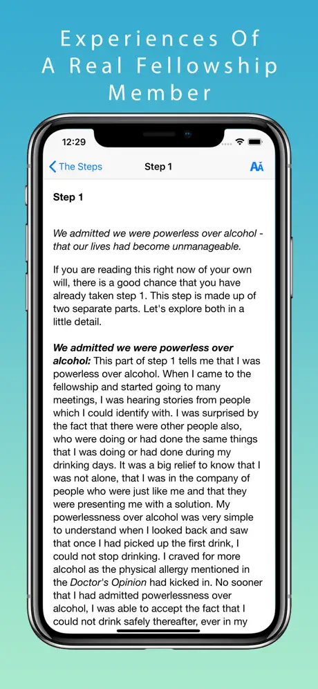12 Steps Guide