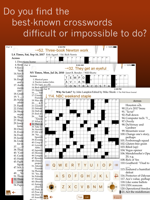 Screenshot #4 pour Across Crossword Trainer