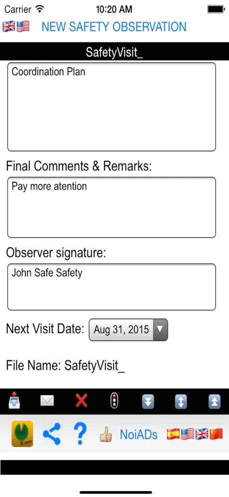 Easy Safety Visits